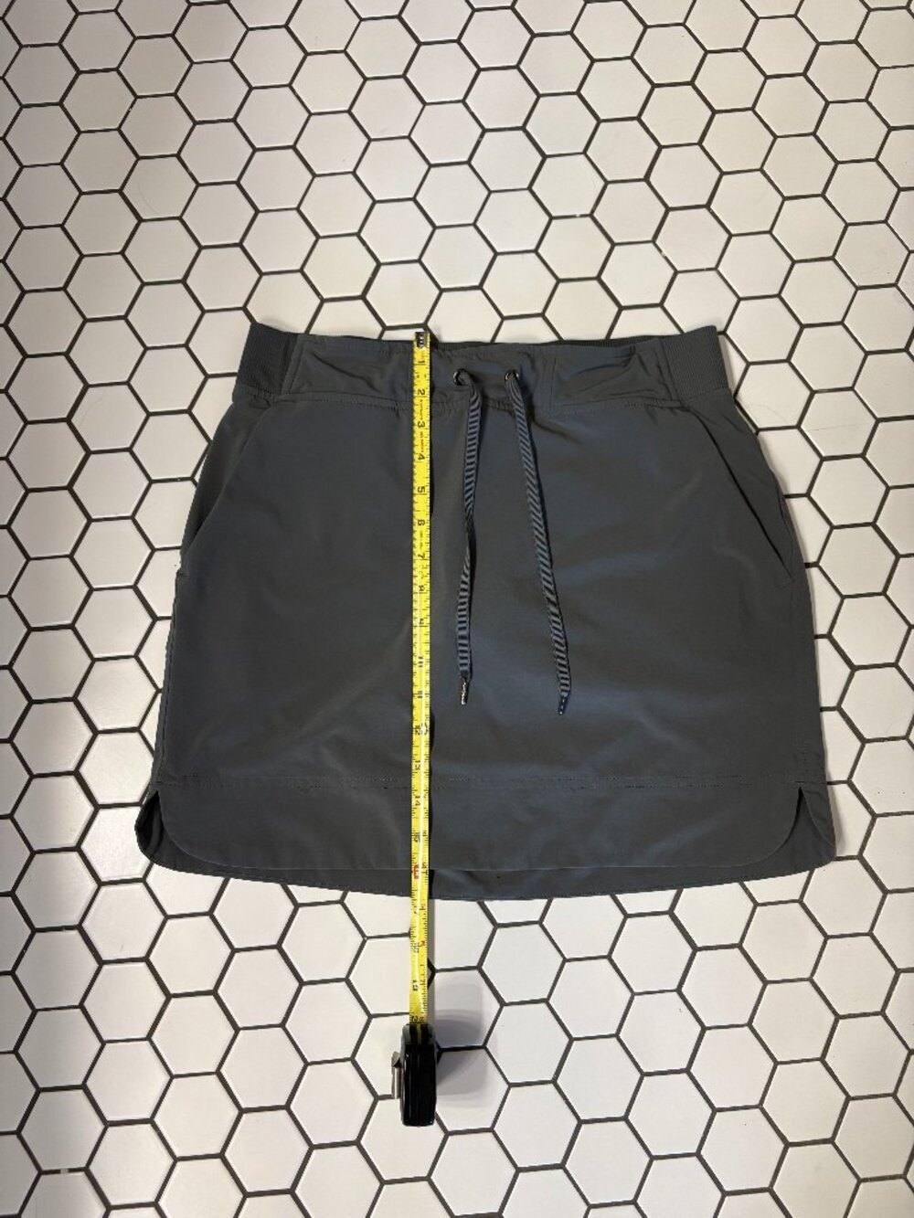 Athleta Midtown Skort Gray Green Size 6 Athletic Golf Tennis Skirt